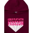 thumbnail image 3 of Athletic Works Girls 4-18 Graphic Passion Hoodie, 3 of 3