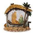 thumbnail image 3 of Kurt Adler 8-Inch Battery-Operated USB Lighted Nativity Scene with Spinning Glitter Water Globe, 3 of 6