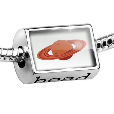 Bead Kids Design Red Planet Charm Fits All European Bracelets