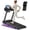 Black-16% Incline, variant on 16% Incline Folding Treadmill for Home, 3.0HP Quiet Motor, 300 lbs Capacity, 7-Layer Cushioning, 3 LED Displays with Handrails