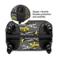thumbnail image 6 of Uemuo Modern Yellow Excavator Printed Washable Luggage Cover - Fashion Suitcase Protector Fits 18-32 Inch Luggage -Medium, 6 of 9
