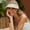 01 Beige, variant on Awdenio Fitted Hats for Women Sun Hat Pearl Sun Visor Wide Brim Straw Sun Visor Hat Summer UV Protection Beach Sun Cap Ponytail Beach Hat