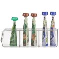 thumbnail image 3 of Organizador de almacenamiento de cocina para paquetes de alimentos de plástico, contenedor para bolsas de especias, mezclas de aderezos, chocolate caliente, té, paquetes de azúcar en despensa,, 3 of 8