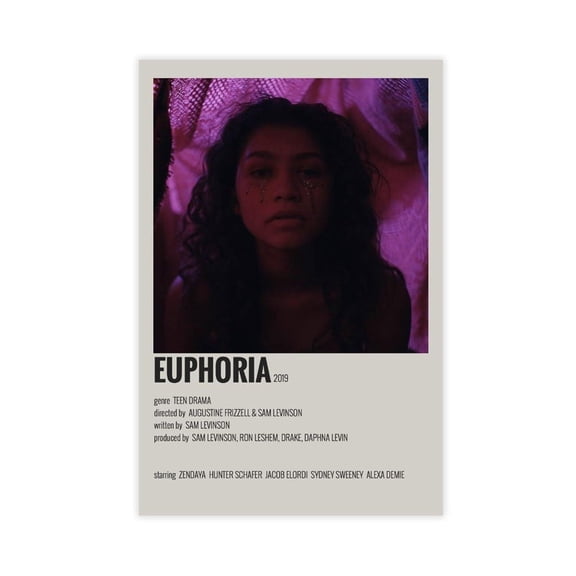 Series Euphoria Vintage Poster Canvas Poster Wall Art Decor Print Picture Paintings for Living Room Bedroom Decoration