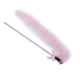 thumbnail image 4 of Juguete rompecabezas para gatos, varitas con borlas brillantes de princesa de hadas con campana para gatos de interior, juego de gatitos, ejercicio de persecución, pluma de seda rosa y plateada, 4 of 5