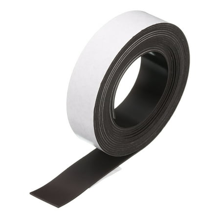 Uxcell Magnetic Tape, 9.84 Feet Magnet Tape Roll with Adhesive Backing DIY, Art Projects, Whiteboards