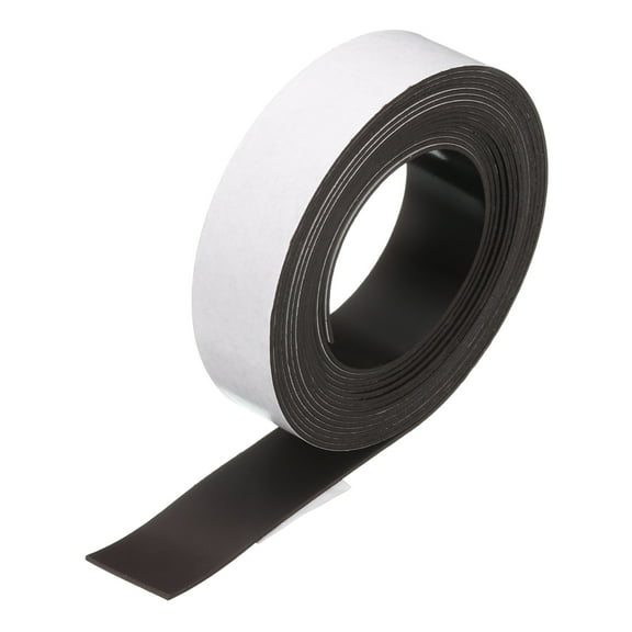 Uxcell Magnetic Tape, 9.84 Feet Magnet Tape Roll with Adhesive Backing DIY, Art Projects, Whiteboards