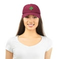 thumbnail image 5 of DALIX Saguaro Cactus Hat Womens Succulent Baseball Cap in Maroon, 5 of 5
