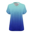 thumbnail image 5 of Women's Plus Size 4X Tops Short Sleeve Casual Loose Fit Blouses Everyday Under $10, 5 of 5