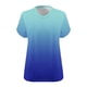 thumbnail image 5 of Camiseta de Base de Impresión de Manga Corta con Cuello en V para las Mujeres, Más Tamaño Estante de Imitación Casual Superior, 5 of 9