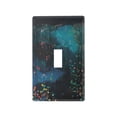 thumbnail image 2 of Switch Panel Switch Decoration 2.76x4.53x0.28 Inches Duplex Outlets Switch Plate Wall Plates Living Room Kitchen Bedroom Study Switches Red Water Flower, 2 of 8