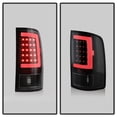 thumbnail image 5 of Black 2007-2013 GMC Sierra 1500 2500HD 3500HD LED Tube Tail Lights Brake Lamps, 5 of 7
