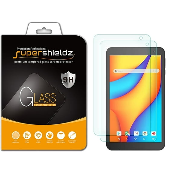 [2-Pack] Supershieldz for Vankyo MatrixPad Z1 / MatrixPad S7 / MatrixPad S7 Kids Tablet (7 inch) Tempered Glass Screen Protector, Anti-Scratch, Anti-Fingerprint, Bubble Free