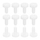 thumbnail image 1 of Paquete de 35 tapones de agujero de silicona de 3mm, tapones de goma tipo T blancos para agujeros de 2.5-3mm, 1 of 7