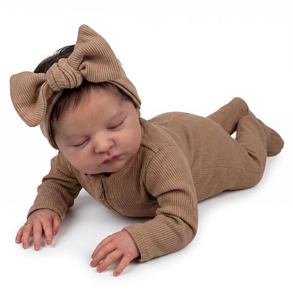 19 Inch Reborn Baby Dolls, Life born Baby Doll with Soft Body, Realistic Baby Doll with Accessories for Kids and Collectors