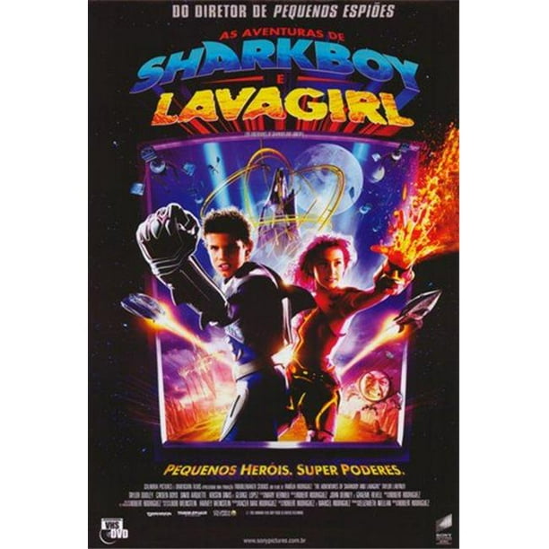 Posterazzi Mov370649 The Adventures Of Shark Boy Lava Girl In 3 D Movie Poster 11 X 17 In Walmart Com Walmart Com