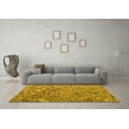 thumbnail image 3 of Ahgly Company Indoor Rectangle Solid Yellow Modern Area Rugs, 8' x 12', 3 of 4