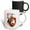 Multicolor, variant on 3drose, Ellen Clapsaddle – Girl with Parrot, 11oz Two-tone Green Mug