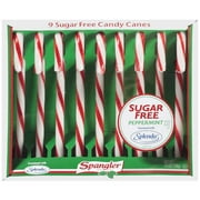 Spangler: Sugar Free Peppermint Candy Cane, 9 ct