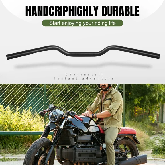 1" 25MM Drag Handlebars Tracker Handle Bars Universal for Sportster XL 883 1200 Bobber Custom Chopper Softail Dyna Euro Style Black