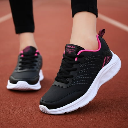 

YTJX Fashion Women Outdoor Lace-Up Sports Shoes Runing Breathable Shoes Sneakers