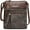 Brown, variant on Dasein Women's Two-Tone Vegan Leather Crossbody Bag, Multicolor