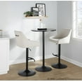 thumbnail image 3 of LumiSource Hannah Adjustable Barstool - Set of 2, 3 of 6