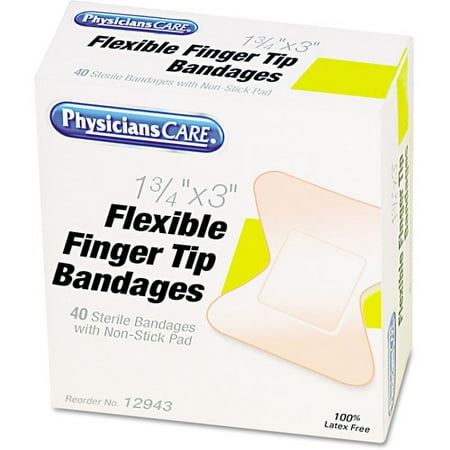 PhysiciansCare Flexible Finger Tip Bandages, 40 count