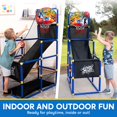 thumbnail image 4 of Arcade Basketball Game Set with 4 Balls and Hoop for 3 to 12 Years Old Indoor Outdoor Sport Play - Easy Set Up - Air Pump Included - Ideal for Competition, 4 of 8