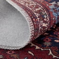 thumbnail image 6 of 9' X 12' Red Blue And Tan Floral Power Loom Area Rug, 6 of 10