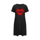 thumbnail image 4 of Camisón corto de talla grande para mujer, camisón de manga corta con estampado de pecho a la moda, camisón para mujer, 4 of 5