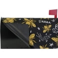 thumbnail image 4 of Honey Bees with Queen Crown Magnetic Mailbox Cover MailWraps Garden Yard Home Decor for Outdoor Oversized-25.5" x20.8", 4 of 5