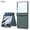2Green, variant on For Samsung Galaxy Z Flip 7 phone case, with built-in screen protector, supports wireless charging, shockproof and scratch-resistant slim case