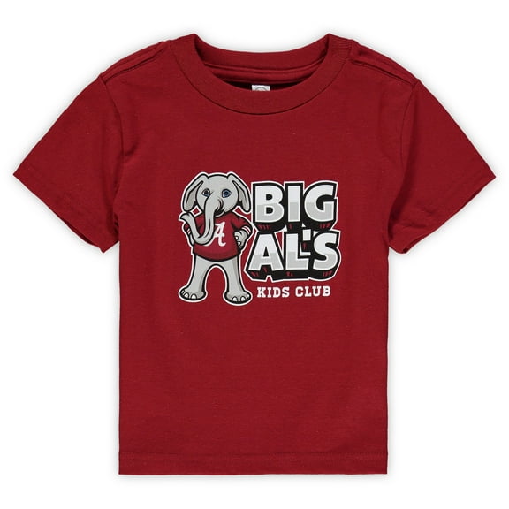 Toddler Crimson Alabama Crimson Tide Big Al's Kids Club Big Logo T-Shirt