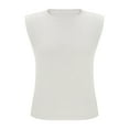 thumbnail image 4 of ZyeKqe Sweater Vest for Women Casual Sleeveless Crewneck Pullover Knit Tank Tops Loose Fitted Blouses, 4 of 6