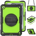 thumbnail image 2 of For Samsung Galaxy Tab A9 8.7" SM-X110/X115/X117 Case with Screen Protector Shoulder Strap, 360 Rotating Hand Strap & Stand, Shockproof Rugged Heavy Duty Case for Galaxy Tab A9, 2 of 8