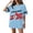 Light Blue Short Sleeve, variant on Soccer Jersey for Women Crew Neck Football Lounge Tops Short Sleeve Trendy National Flag Color Block Print 2026 Shirts Spain Brazil Argentina France Germany Portugal White 3XL