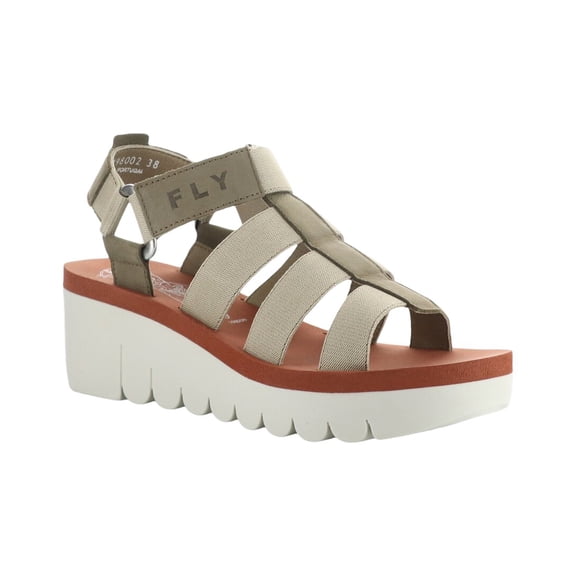 FLY London Yoji Suede Sandal, 40, Green
