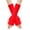 Red, variant on Elainilye Fashion Winter Gloves For Women And Men Casual Winter Wrist Arm Warmer Solid Knitted Long Fingerless Gloves Mitten,Black