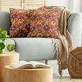 thumbnail image 5 of Ambesonne Floral Throw Pillow Cover 2 Pack, Flowers of Autumn Style Art, 18", Pale Orange Multicolor, 5 of 5