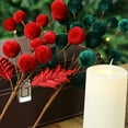 thumbnail image 6 of Eye Catching Velvety Wraped Stem Stylish Christmas Tree Picks Charm With Plush Texture For Seasonal Decoration, 6 of 8