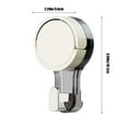 thumbnail image 3 of Strong Suction Cup Hooks 4-Pack - Heavy Duty Non Marking Vacuum Hooks for Bathroom, Kitchen, Tile, Glass No Drill Needed,White, 3 of 7