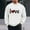 White(New), variant on PNTUTB Fashion Valentine's Day Casual Print Long Sleeves Crew Neck Pullover Loose Comfort Sweatshirts for Men