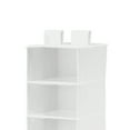 HoneyCanDo 8Shelf Polyester Hanging Closet Organizer, White