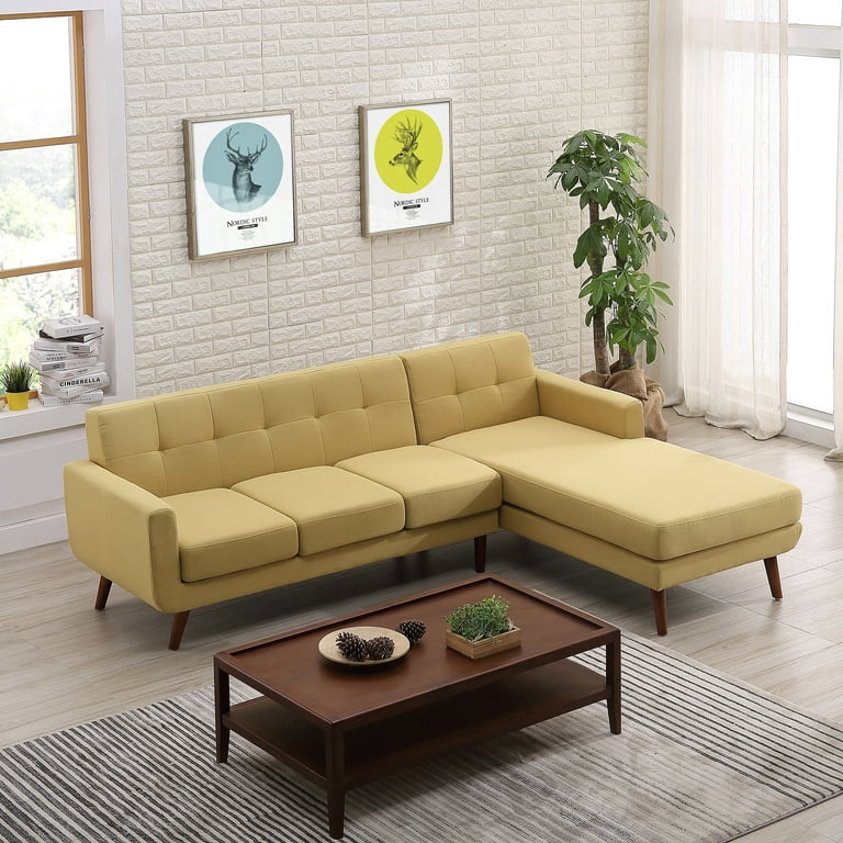 Barnet Mid Century Sectional Right Hand