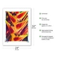 thumbnail image 2 of Hawaiian Heliconia Flowers - From an Original Color Photographic Transfer by Joanne Bolton - Bamboo Fine Art 290gsm Paper Print (Unframed) 24x32in, 2 of 4