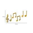 thumbnail image 2 of Autocollant Mural Miroir Mode note Musicale Créative, 2 of 5