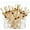 Gold Pearl, variant on Minzimin 100 Counts Pearl Cocktail Picks, 4.7 Inch Long Bamboo Fancy Toothpicks for Appetizers, Decorative Christmas New Year Holiday Party Food Drink Garnish Fruit Kabob Skewer Sticks