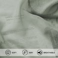 thumbnail image 4 of OVZME Dolly Sage Green Sheer Curtains 45 Inches Length 2 Panels,Faux Linen Texture Breathable Gauzy Short Curtains for Living Room/Bedroom Solid Rod Pockets Window Small Drapes for Kitchen,30x45 Inch, 4 of 7