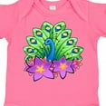 thumbnail image 4 of Inktastic Peacock and Flowers Boys or Girls Baby Bodysuit, 4 of 5